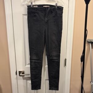 Levi's Charcoal Skinny Jeans for Women
